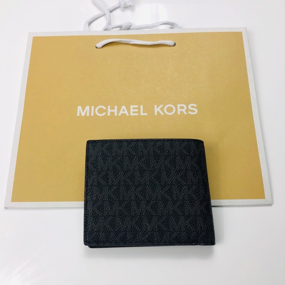 ❤️Michael Kors Bilfold men wallet black ❤️ - Picture 2 of 7